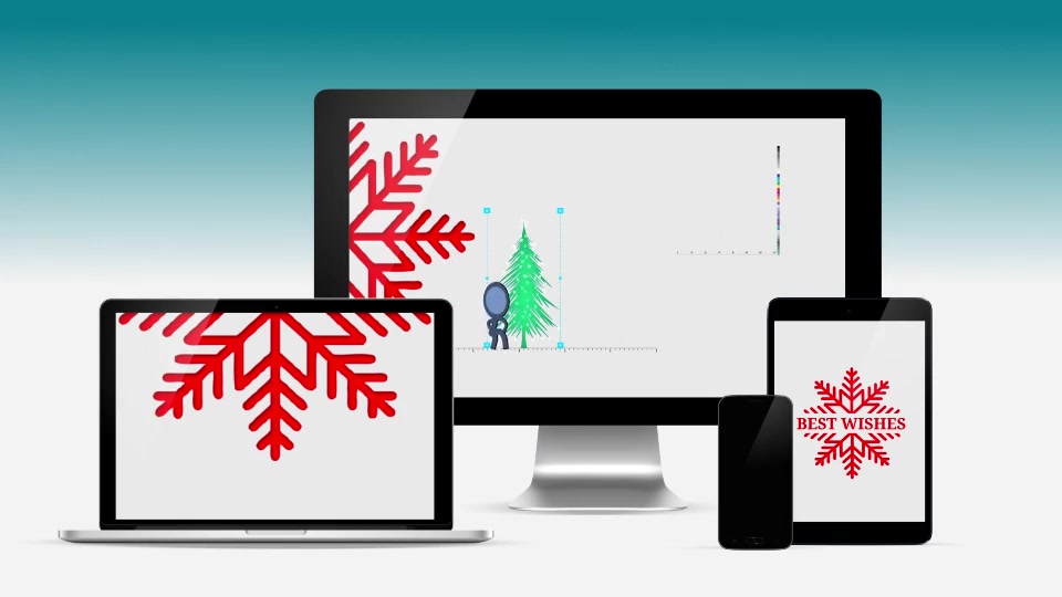 Hi tech Happy Holidays Greetings Videohive 35088973 Premiere Pro Image 6