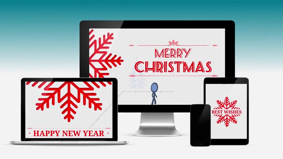 Hi tech Happy Holidays Greetings Videohive 35088973 Premiere Pro Image 8