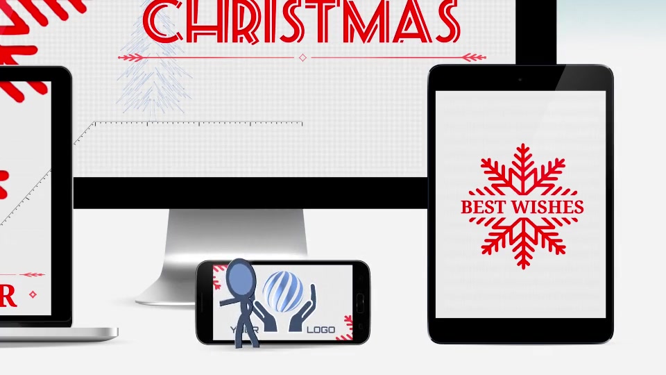 Hi tech Happy Holidays Greetings Videohive 35088973 Premiere Pro Image 9
