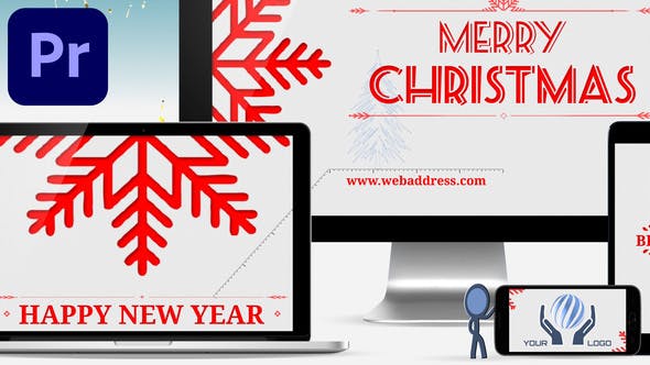 Hi tech Happy Holidays Greetings - Download Videohive 35088973