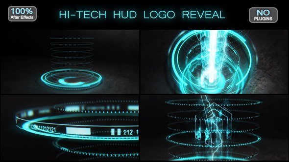 Hi tech HUD Logo Reveal - Download Videohive 17570074