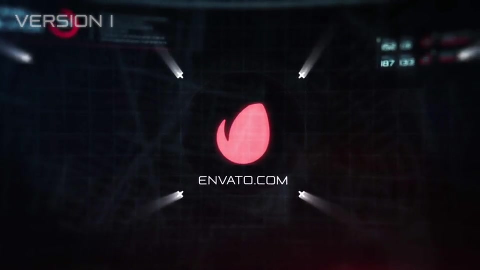 Hi Tech HUD Logo Reveal - Download Videohive 18087339