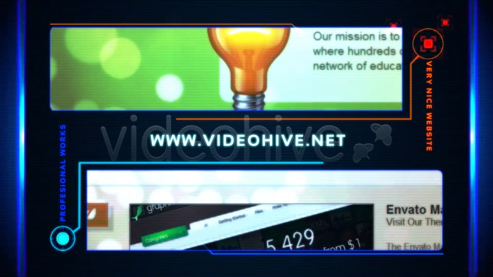 Hi tech HUD slideshow - Download Videohive 197999
