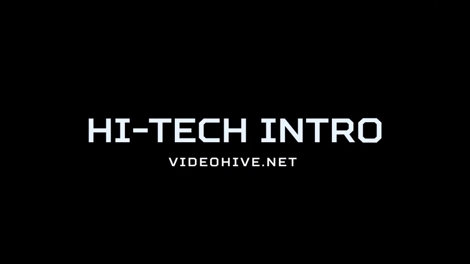 Hi Tech Intro - Download Videohive 17923283