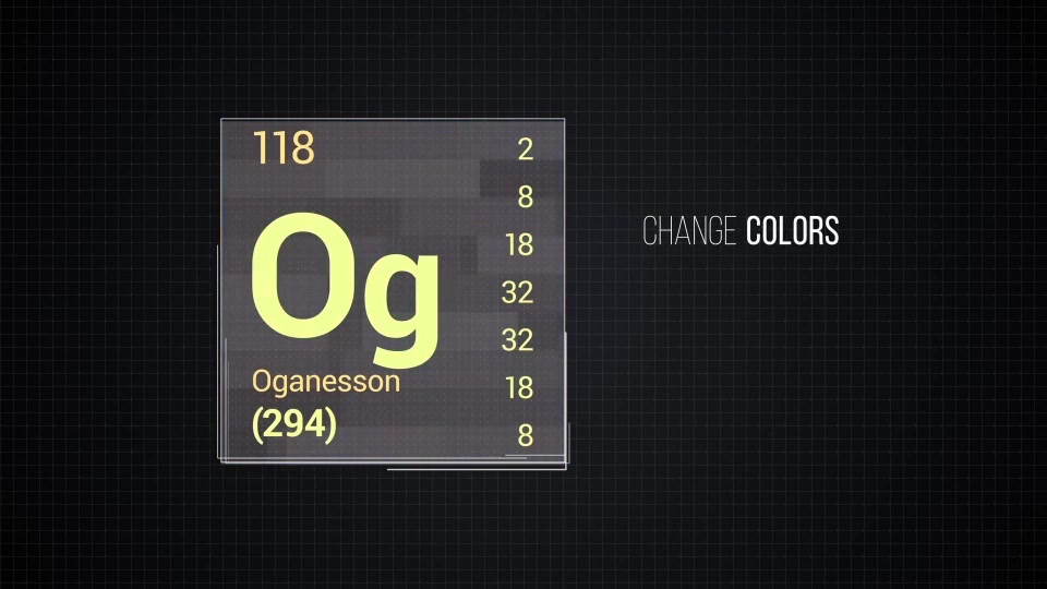 Hi Tech Periodic Table Pack Videohive 17746182 After Effects Image 5
