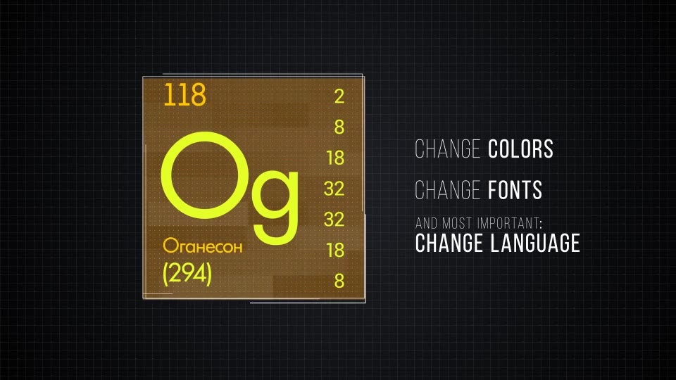 Hi Tech Periodic Table Pack Videohive 17746182 After Effects Image 8