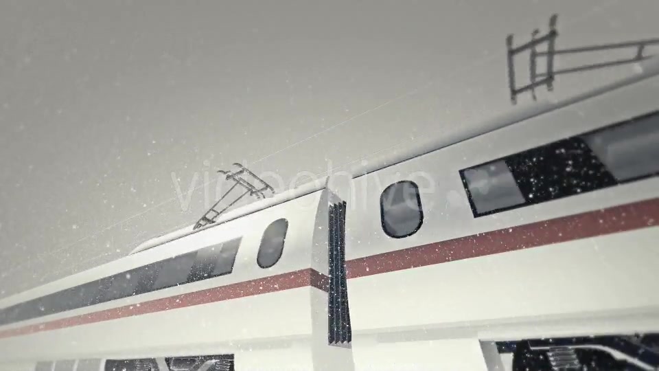 High Speed ICE Train Snowy Day - Download Videohive 17953363