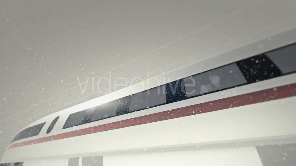 High Speed ICE Train Snowy Day - Download Videohive 17953363