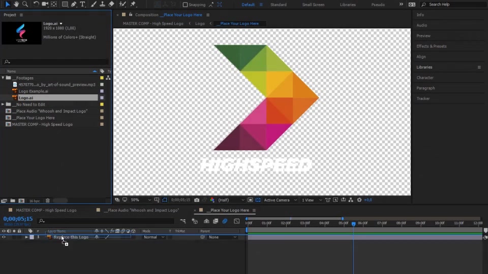 High Speed Logo Videohive 20623221 After Effects Image 5