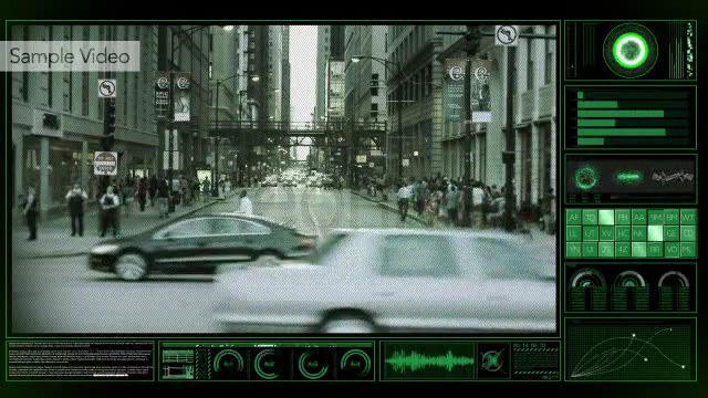High Tech HUD Video Monitor Display Alpha Overlay Videohive 5212044 Motion Graphics Image 8
