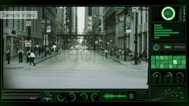 High Tech HUD Video Monitor Display Alpha Overlay Videohive 5212044 Motion Graphics Image 9