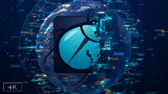 High Tech World Connection Logo Reveal 4K - Download 25767395 Videohive