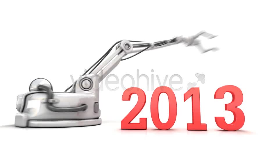 High Technology New Year 3d Animation - Download Videohive 6423072