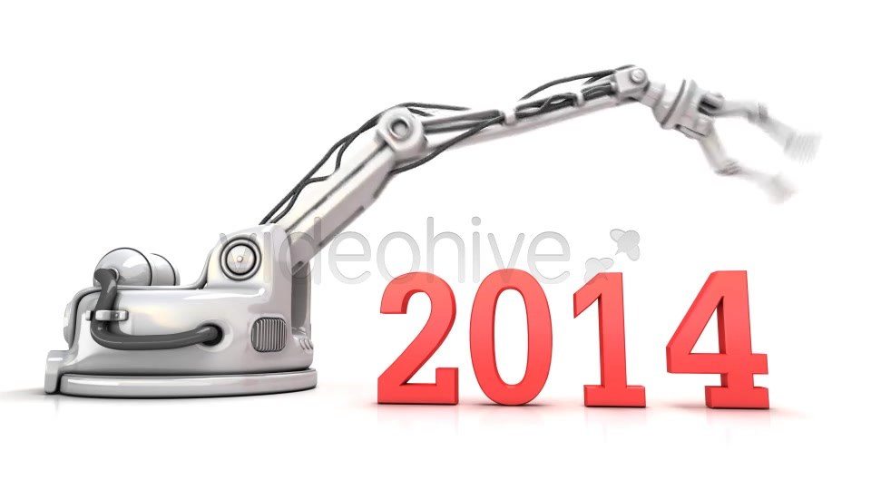 High Technology New Year 3d Animation - Download Videohive 6423072