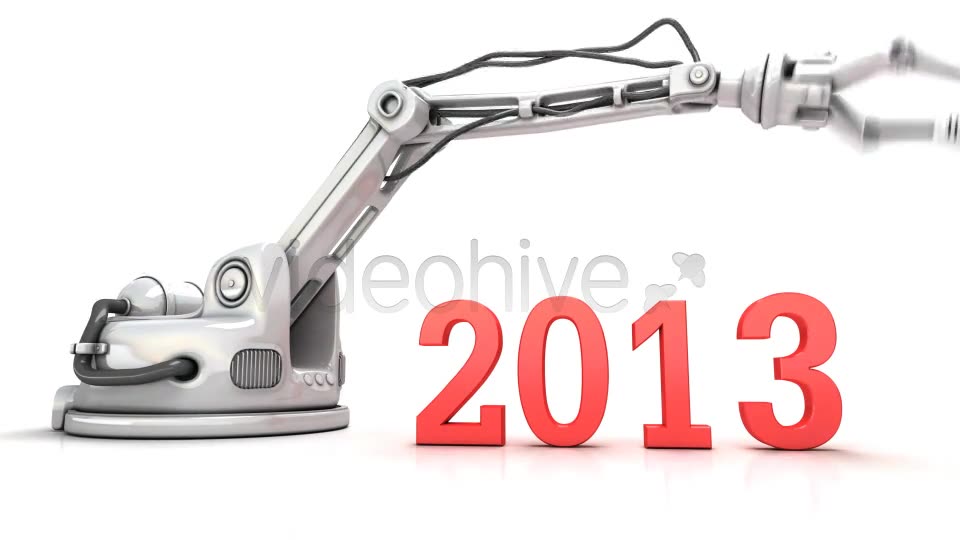 High Technology New Year 3d Animation - Download Videohive 6423072