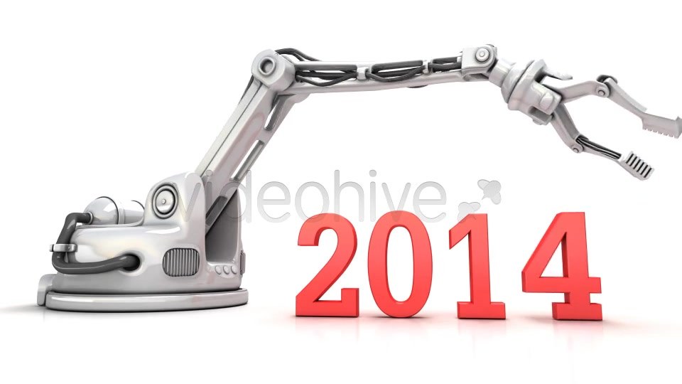 High Technology New Year 3d Animation - Download Videohive 6423072