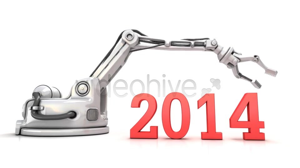 High Technology New Year 3d Animation - Download Videohive 6423072