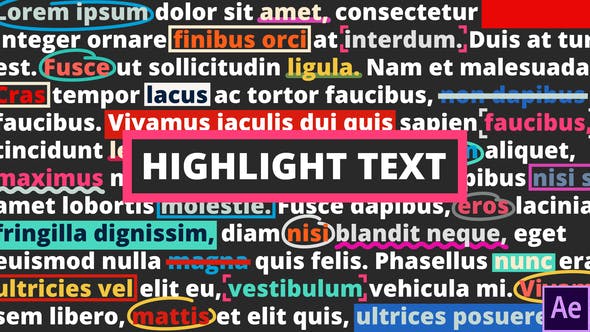 Highlight Text - Download 28373785 Videohive