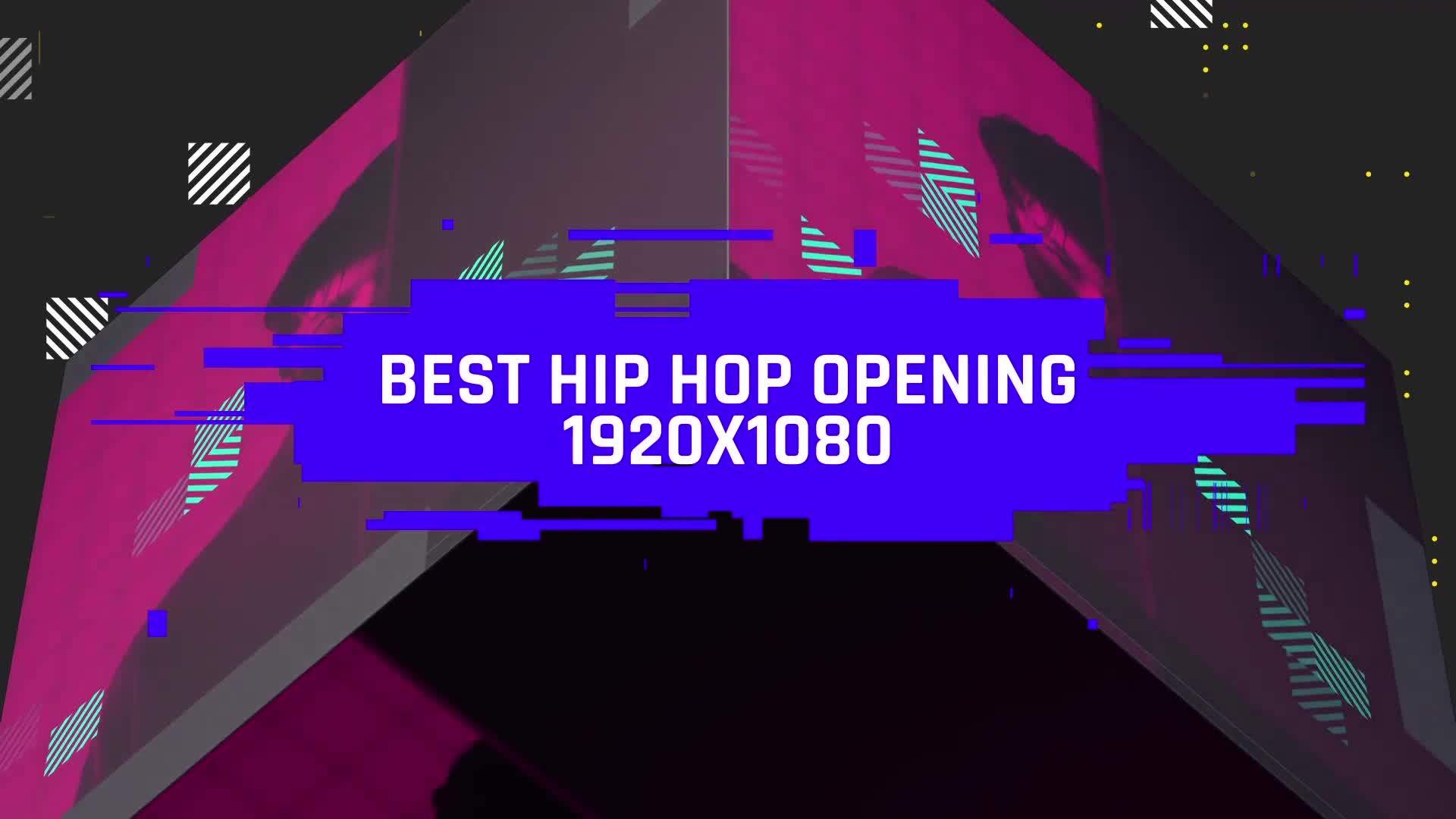 Hip Hop Opening/ Music Intro/ Rap/ Dance/Action/ Electronic/ Party Promo/ Box/ Festival/ Glitch TV I Videohive 26679021 After Effects Image 1