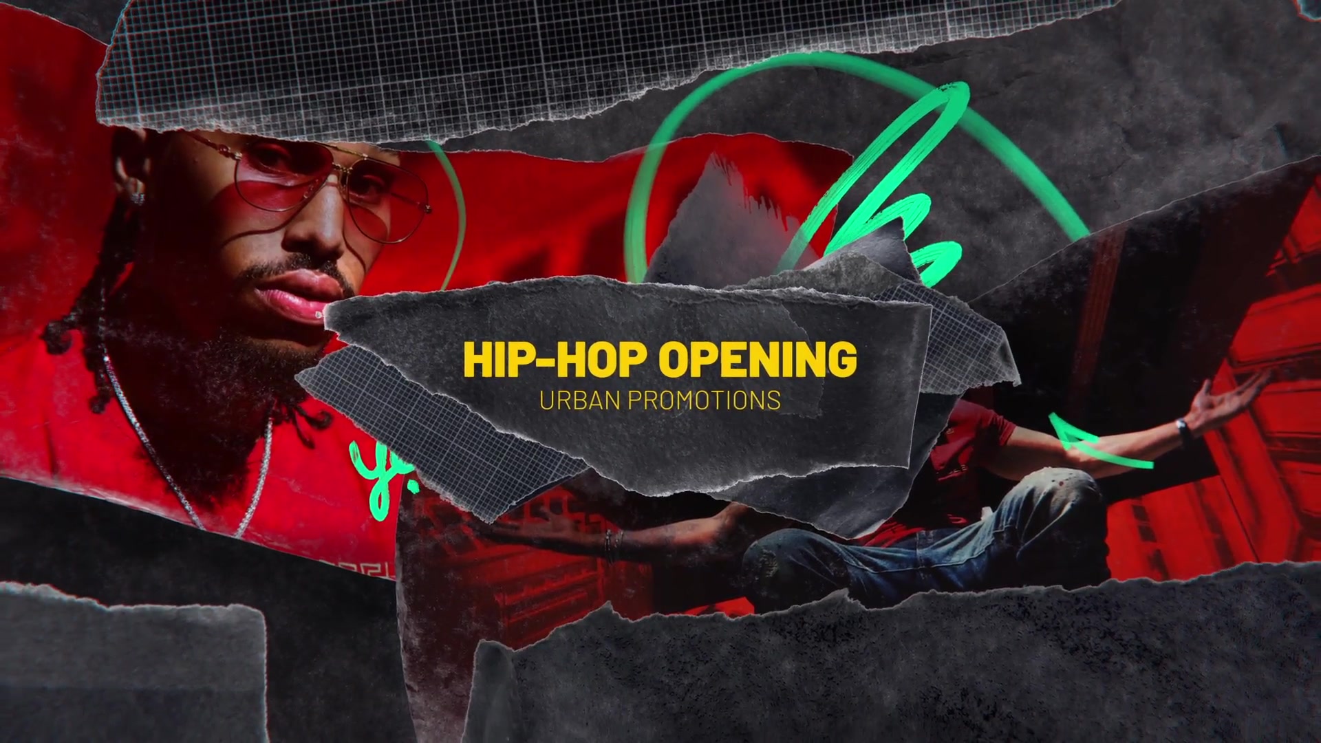HIP HOP Opening/ True Rap Music/ City/ New York/ Brush/ Gangsta/ Dynamic/ Street/ Basketball/ Urban Videohive 32080512 After Effects Image 4