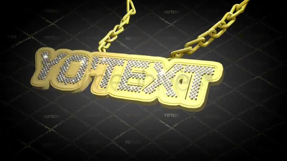 Hip Hop Style Bling Bling 3D Pendant on Chain - Download Videohive 2924254