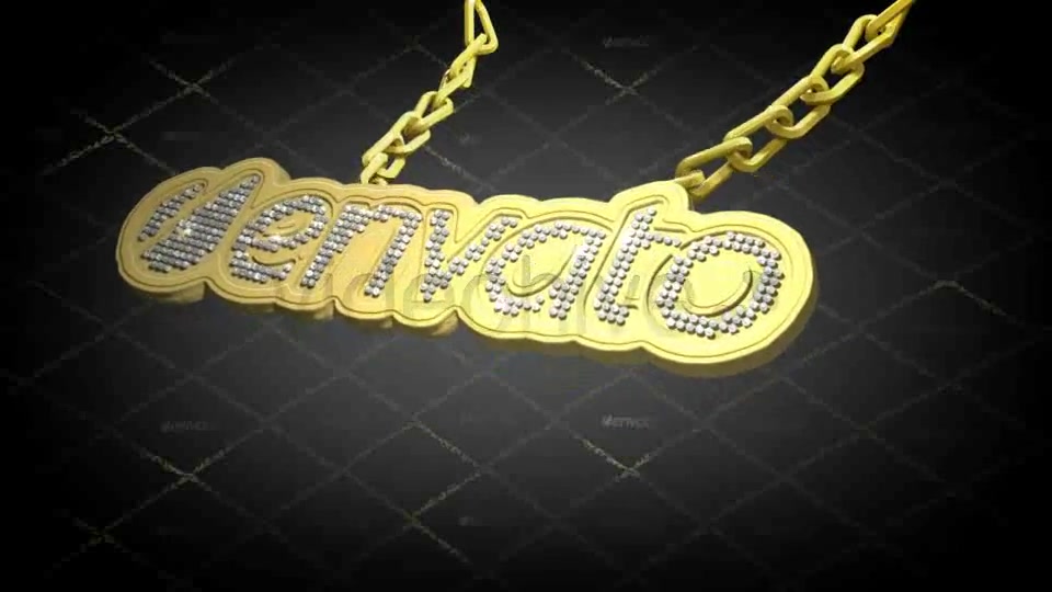 Hip Hop Style Bling Bling 3D Pendant on Chain - Download Videohive 2924254