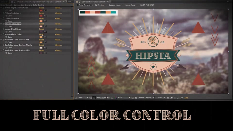 Hipster Logo Opener Videohive 11321990 After Effects Image 9