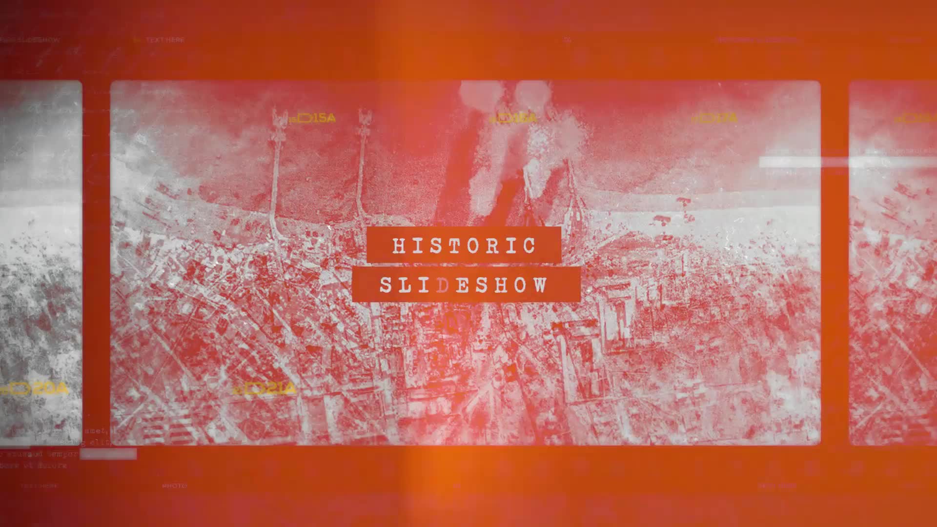 Historic Chronicle Slideshow / World War / Old Vintage Memories / Retro Photo Album Videohive 24603511 After Effects Image 1