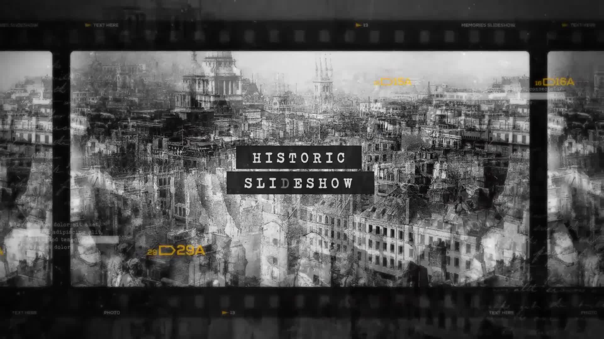 Historic Chronicle Slideshow / World War / Old Vintage Memories / Retro Photo Album Videohive 24603511 After Effects Image 11