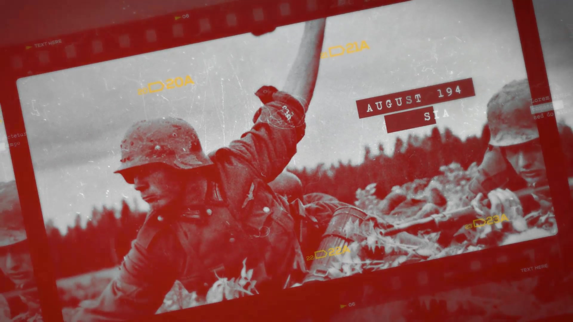 Historic Chronicle Slideshow / World War / Old Vintage Memories / Retro Photo Album Videohive 24603511 After Effects Image 5