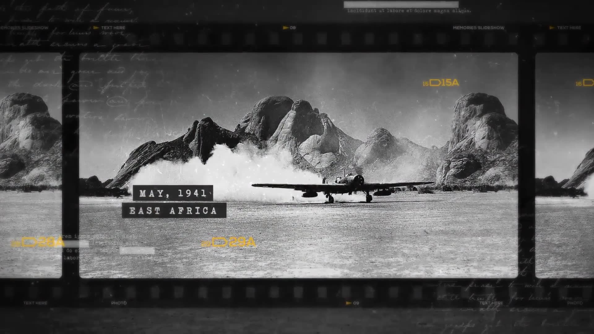 Historic Chronicle Slideshow / World War / Old Vintage Memories / Retro Photo Album Videohive 24603511 After Effects Image 8