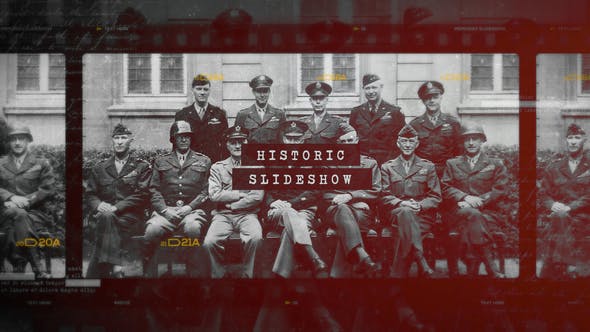 Historic Chronicle Slideshow / World War / Old Vintage Memories / Retro Photo Album - 24603511 Download Videohive