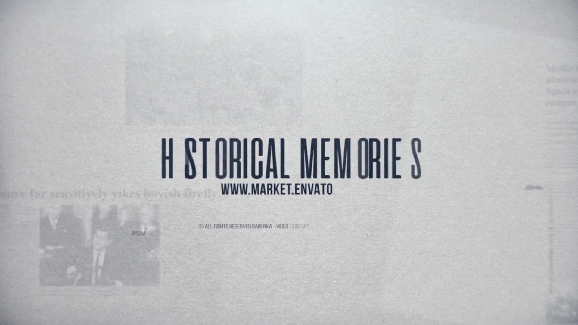 Historical Memories Videohive 20796999 After Effects Image 12