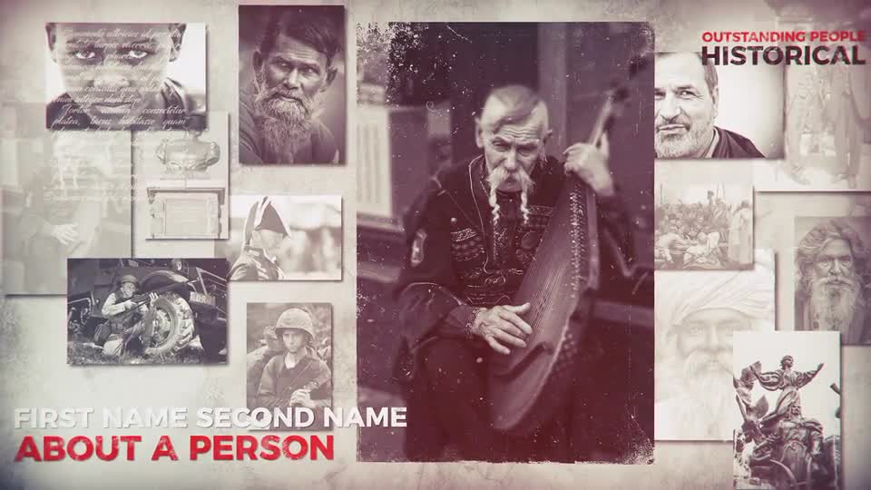 Historical // Outstanding People Videohive 21972677 After Effects Image 1