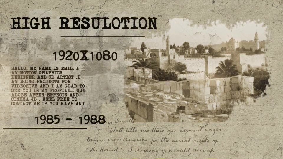 Historical Photography Videohive 14493196 After Effects Image 10