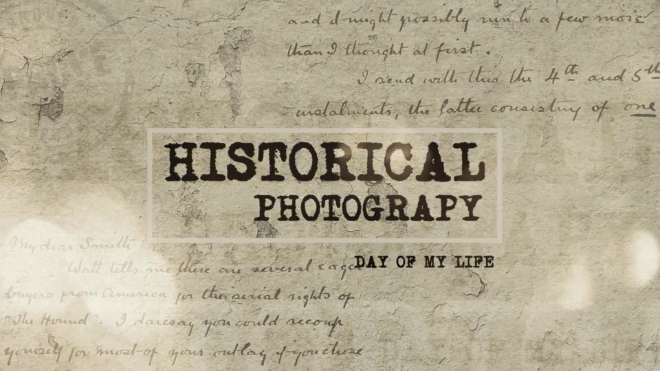 Historical Photography Videohive 14493196 After Effects Image 13