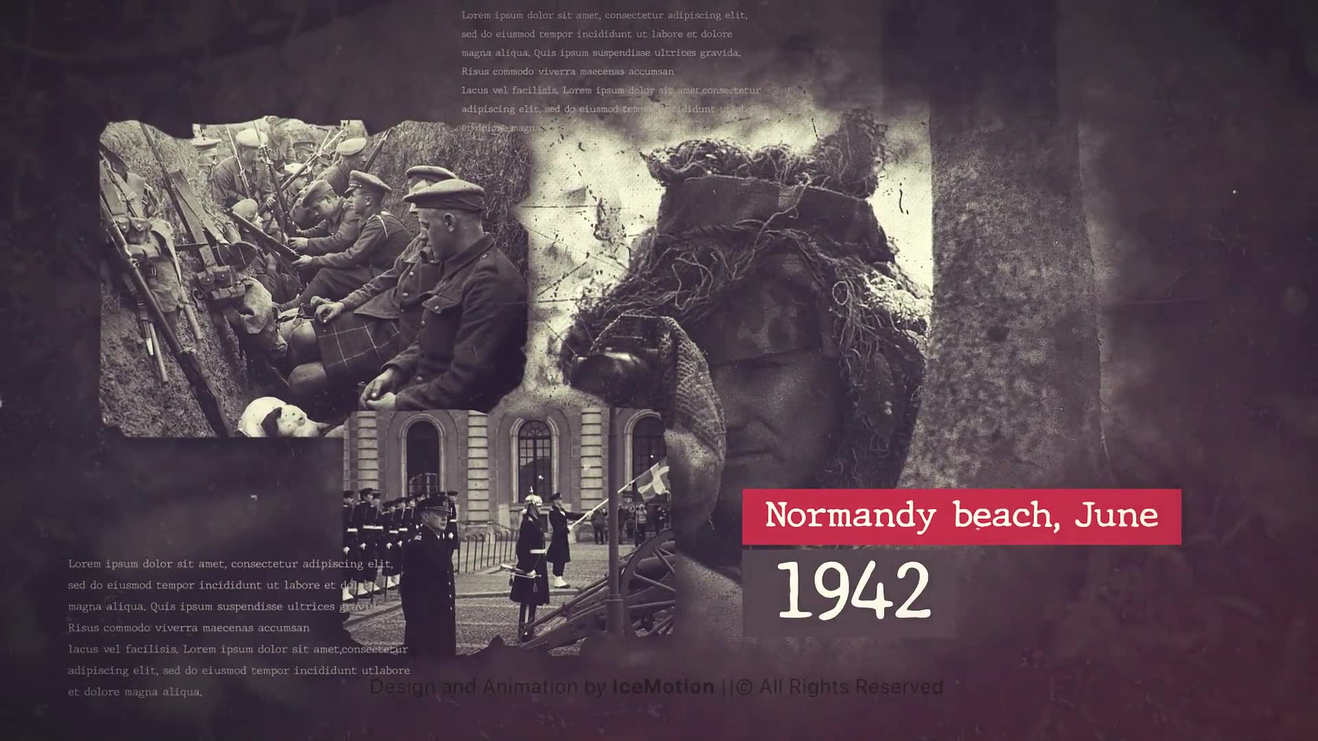 Historical Slideshow / Vintage Documentary / Old Memories Photo Album Videohive 37441836 After Effects Image 2