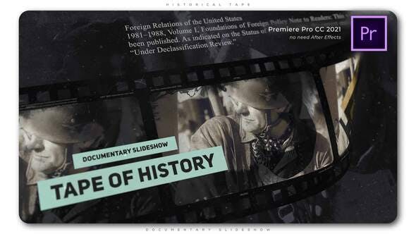 Historical Tape Documentary Slideshow - Download Videohive 33303180