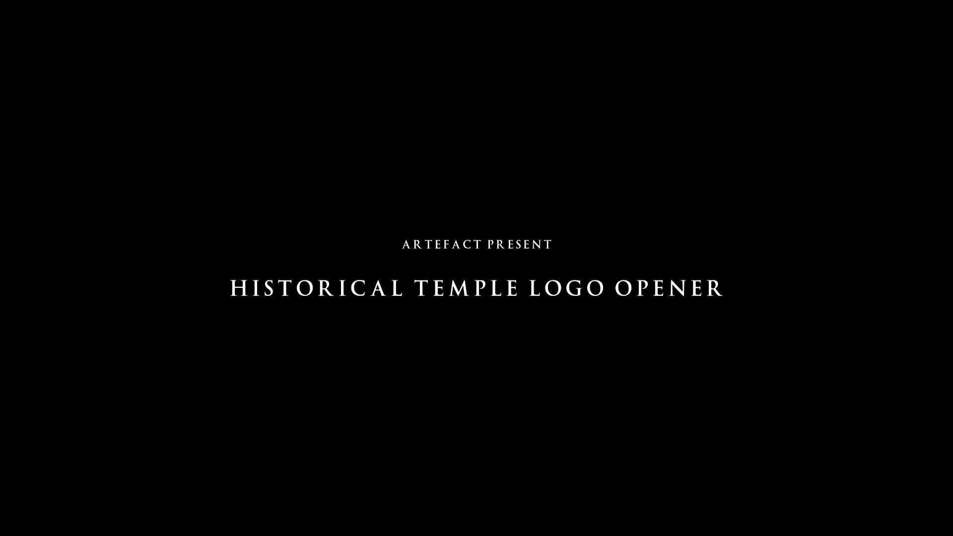 Historical Temple Logo Opener Videohive 10751838 After Effects Image 1