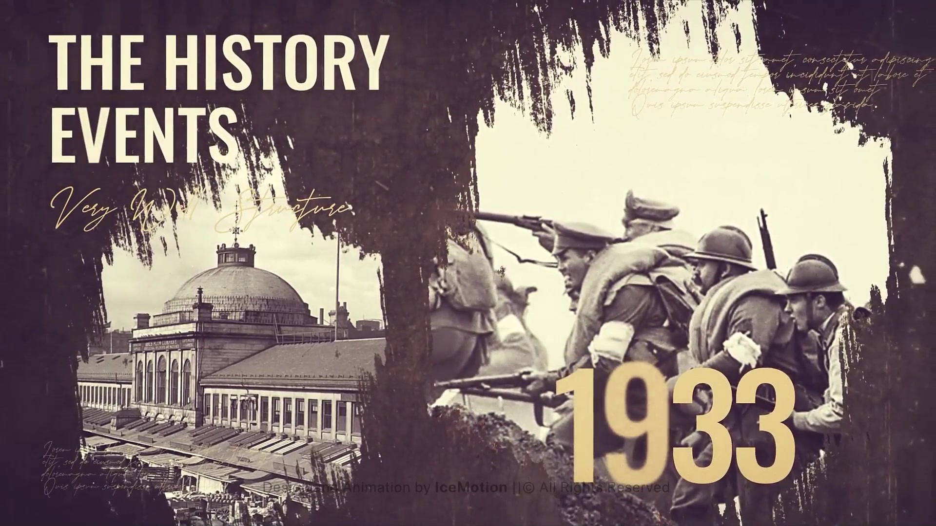 Historical Timeline Slideshow || Brush Slideshow Videohive 35536059 After Effects Image 9