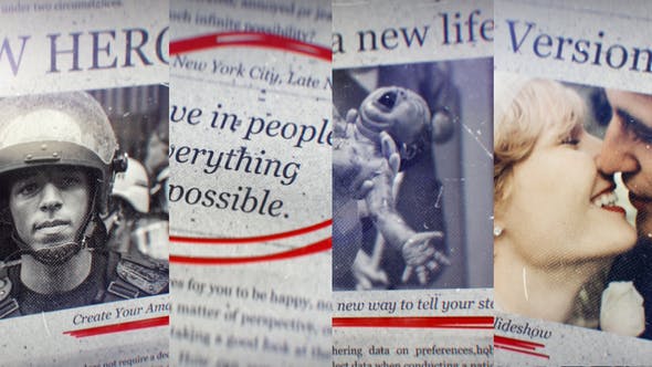 History And Documentary Newspaper Slideshow - 32239052 Download Videohive