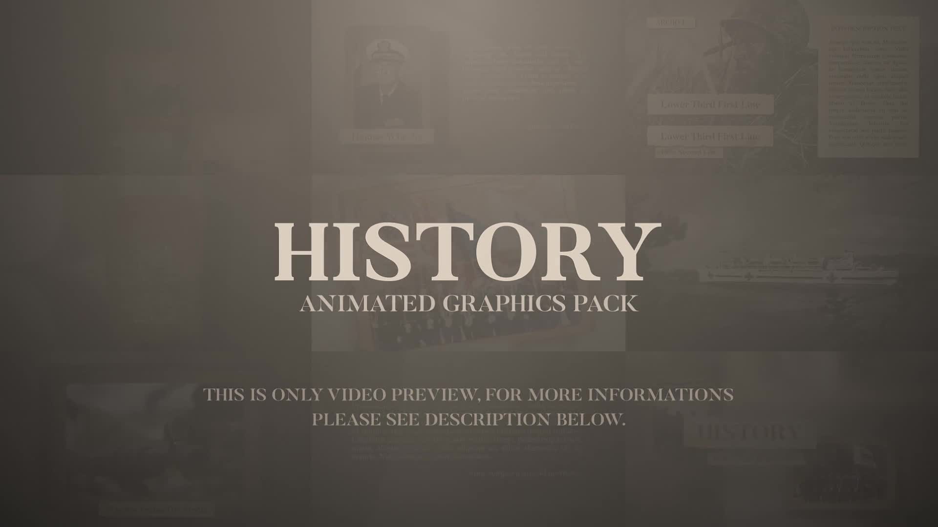 History Videohive 23607770 After Effects Image 1