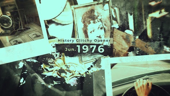 History Glitchy Opener - Videohive Download 22589536