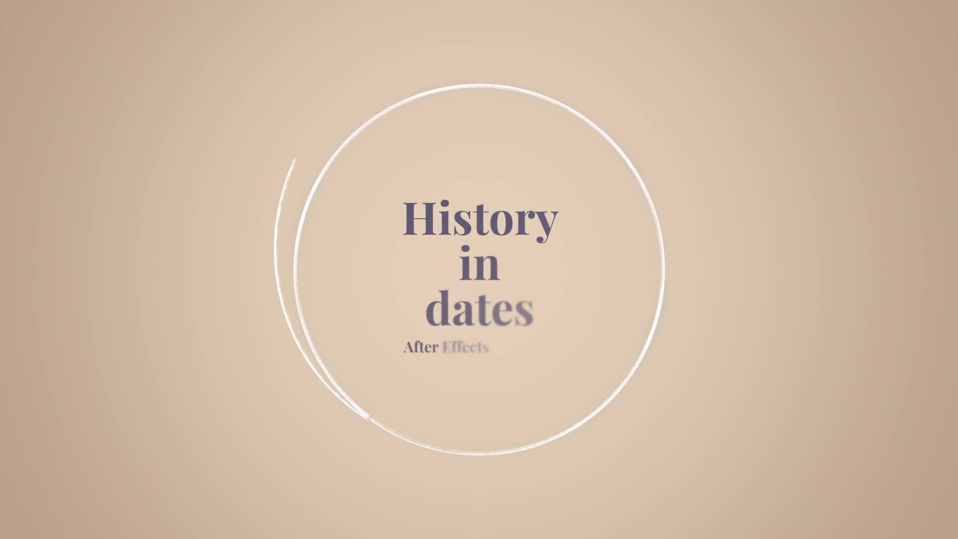 History in Dates History Memory Videohive 23324098 After Effects Image 2