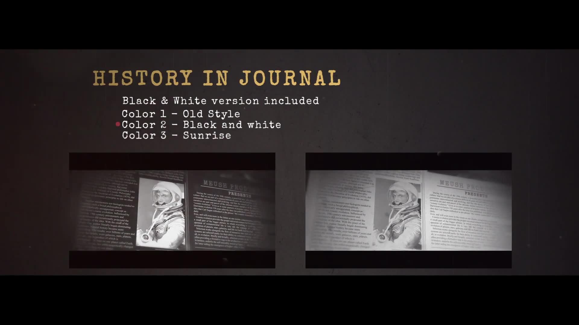 History in Journal Videohive 19561125 After Effects Image 2