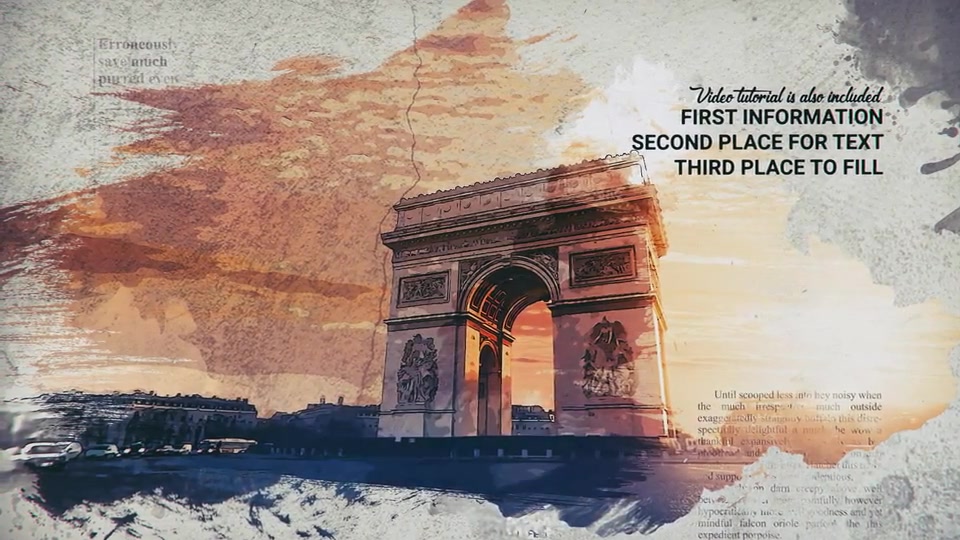 History Memories // Watercolor Brush Slideshow Videohive 23766732 After Effects Image 11