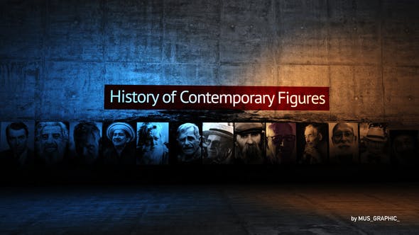 History of Contemporary Figures - Download 24363729 Videohive