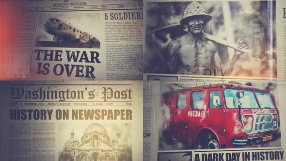 History On Newspaper - Videohive Download 15128452