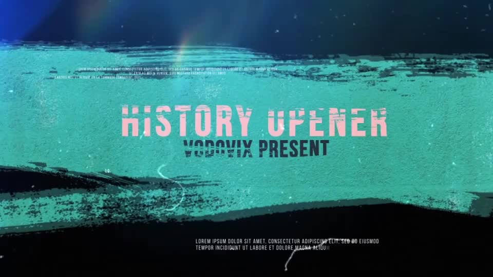 History Opener Videohive 22638137 After Effects Image 1
