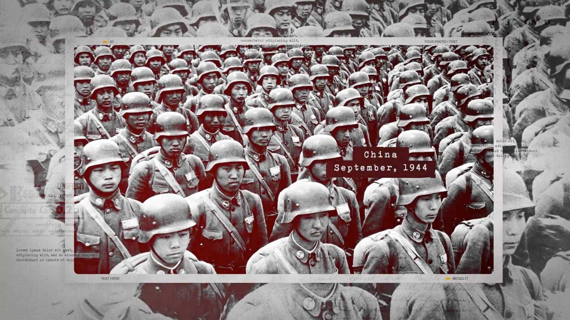History Photo Memories / Retro Chronicle Slideshow / World War Opener / Significant Events of Past Videohive 25061502 After Effects Image 8